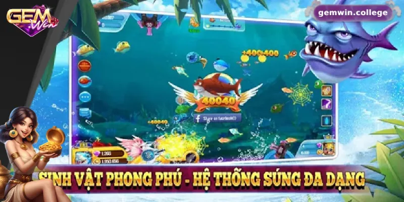 Điểm nổi bật của game bắn cá Gemwin so với nhà cái khác